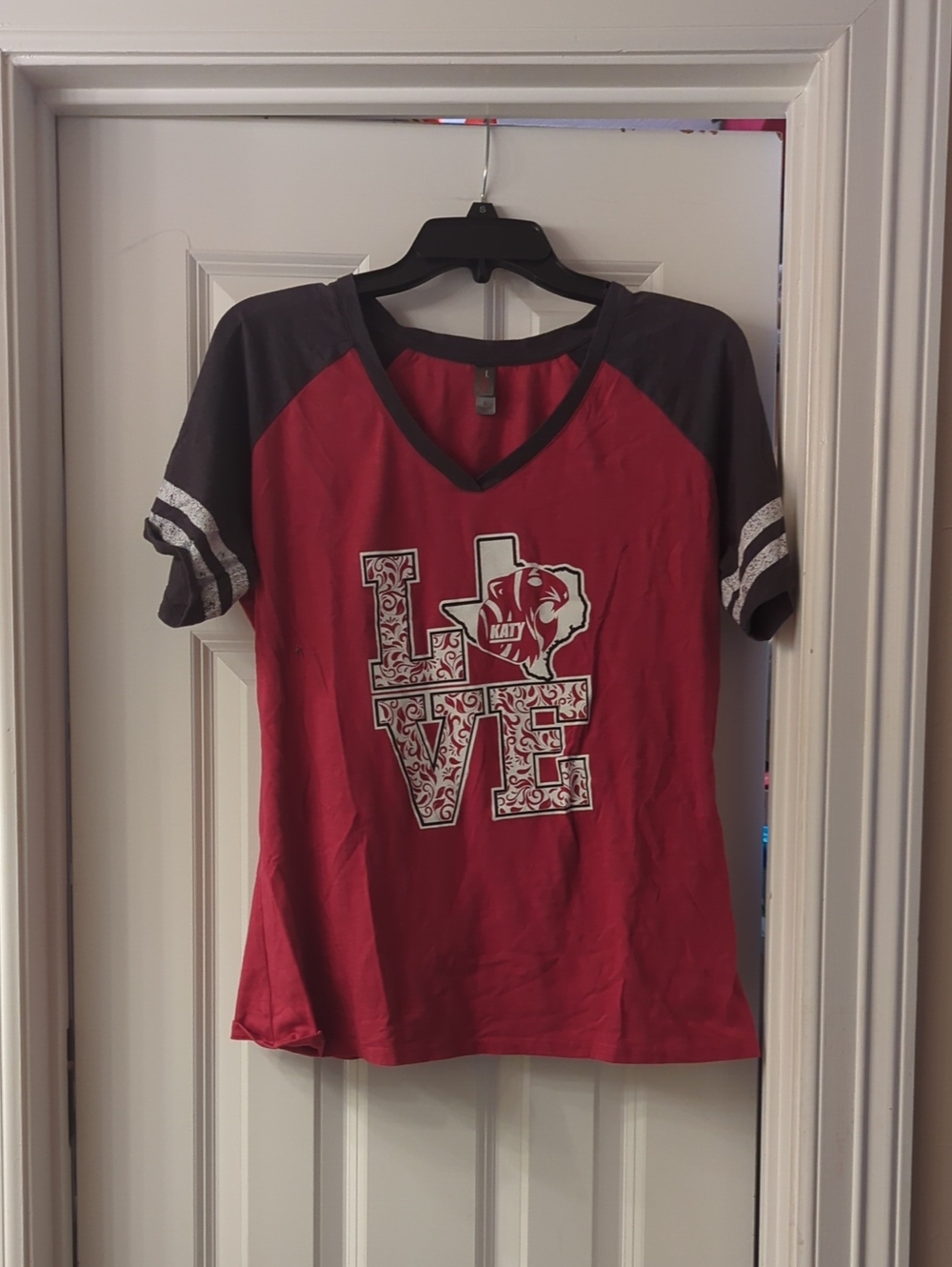 Bundle 3 $4 Items For $5 - District Katy High School LOVE Raglan Tee